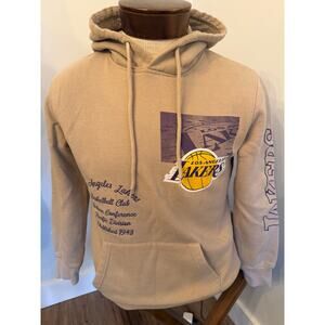 Los Angeles Lakers ULTRA GAME Hoodie NBA Tattooed Sweatshirt Embroidered Small